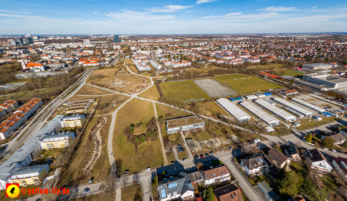 20.02.2023 - der Hachinger Bach und das Michaelibad in Neuperlach